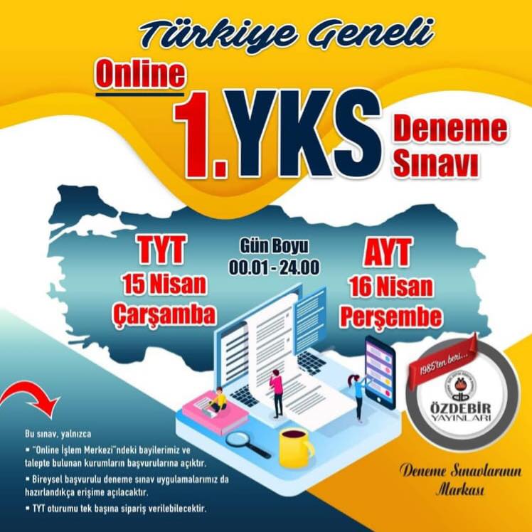 Türkiye Geneli Özdebir Online TYT Deneme Sınavı