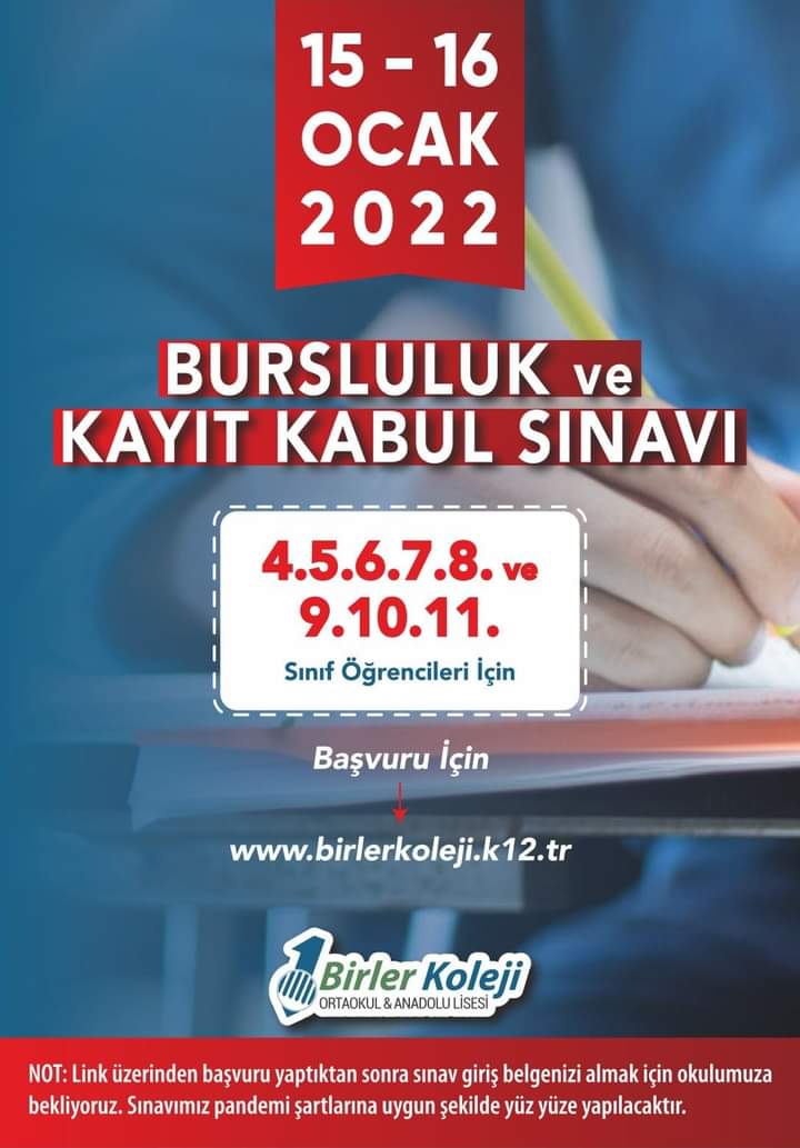 2021-2022 BURSLULUK SINAVI